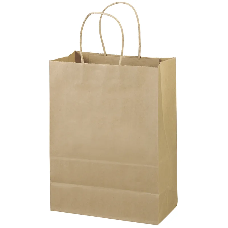 Eco Jenny - Kraft-Brown Shopper - Flexo Ink Print (10" x 5" x 13") view 2