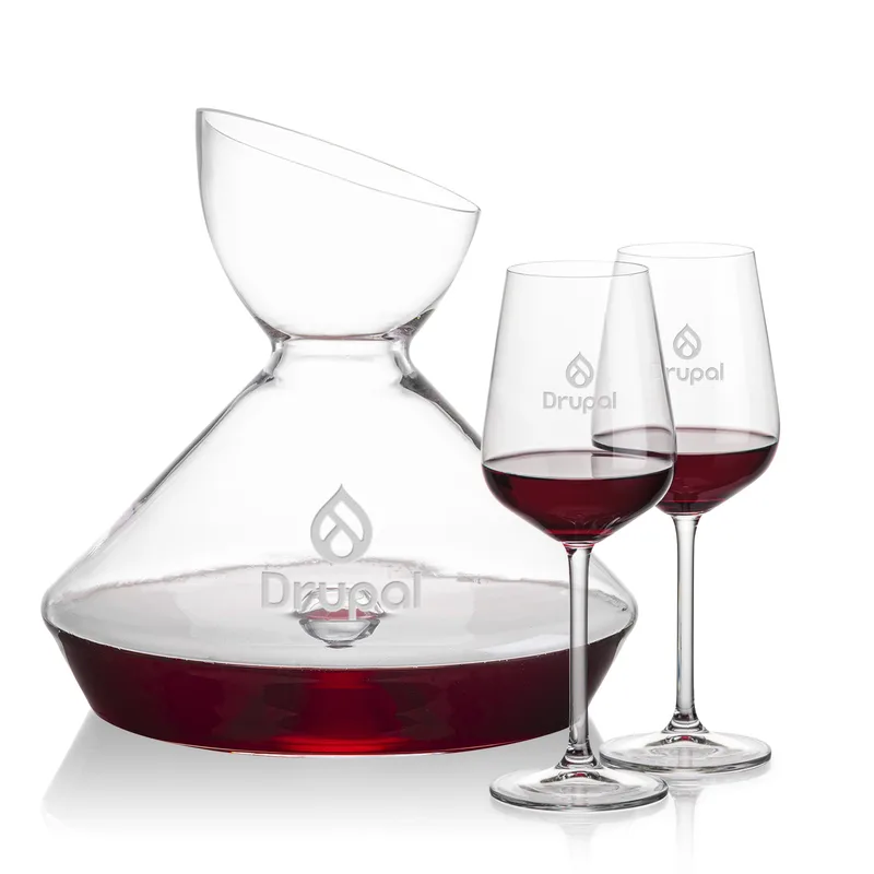 Carafe & 2 Wine