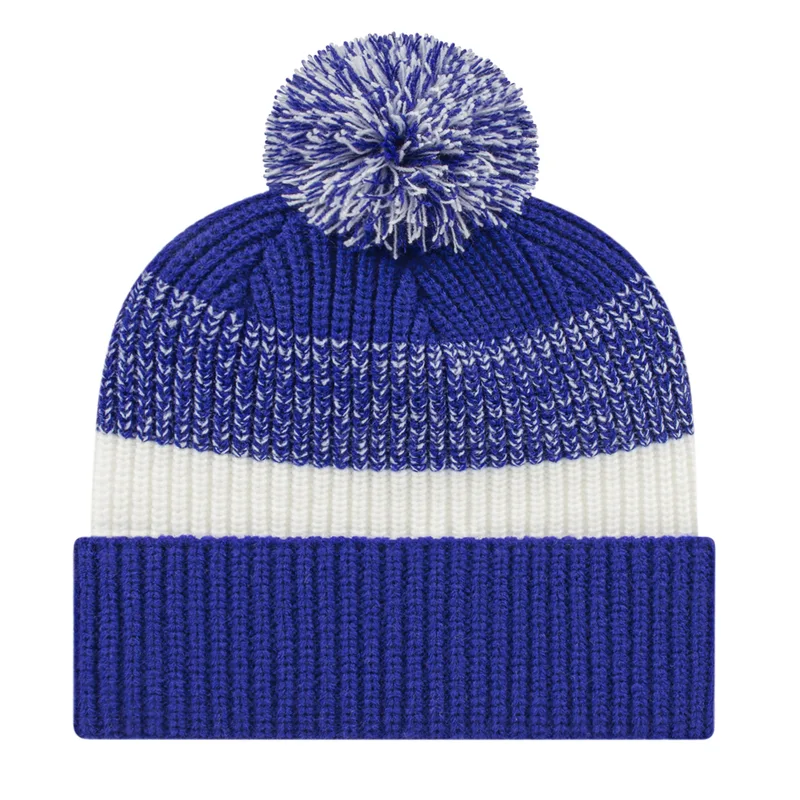 Thick Ribbed Knit Cap With Cuff view 5