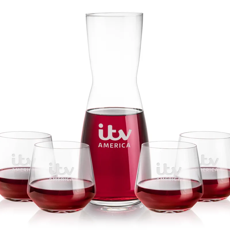 Carafe & 4 Stemless