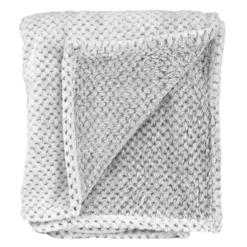 Gray Blank Folded Corner View
