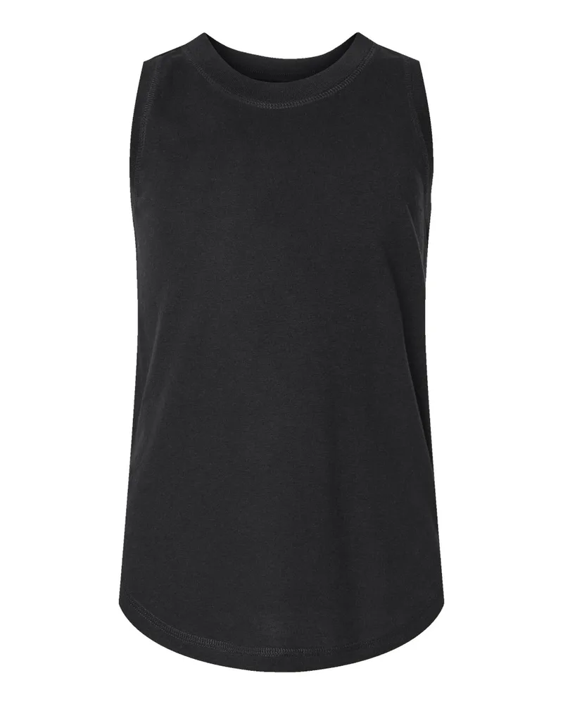 LAT® Girls' Relaxed Fine Jersey Tank view 4