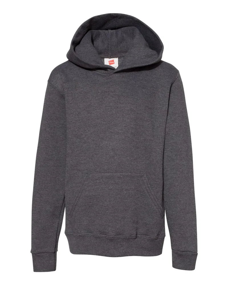 Hanes® Youth EcoSmart® Hooded Sweatshirt view 5
