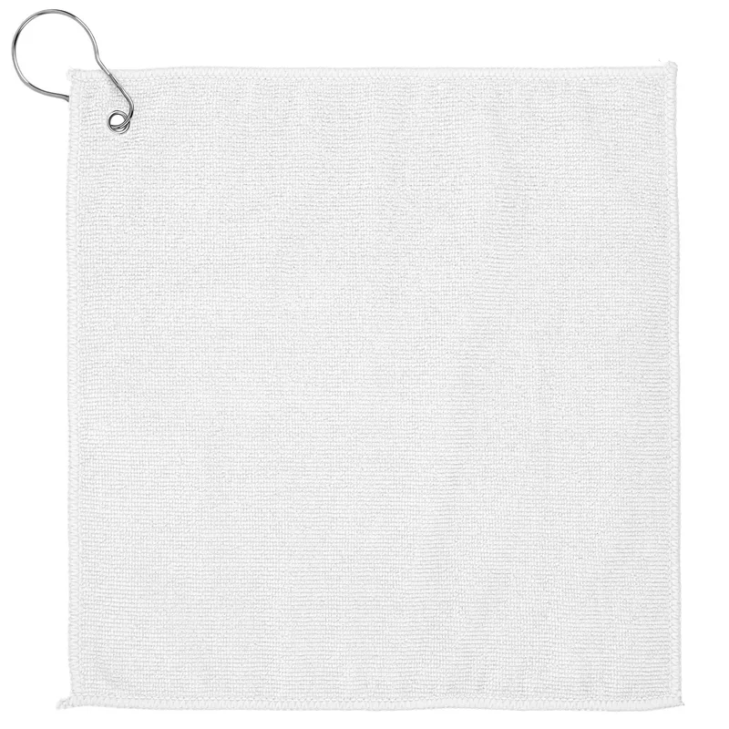 Spirit rPET Rally/Golf Towel w/Carabiner view 2