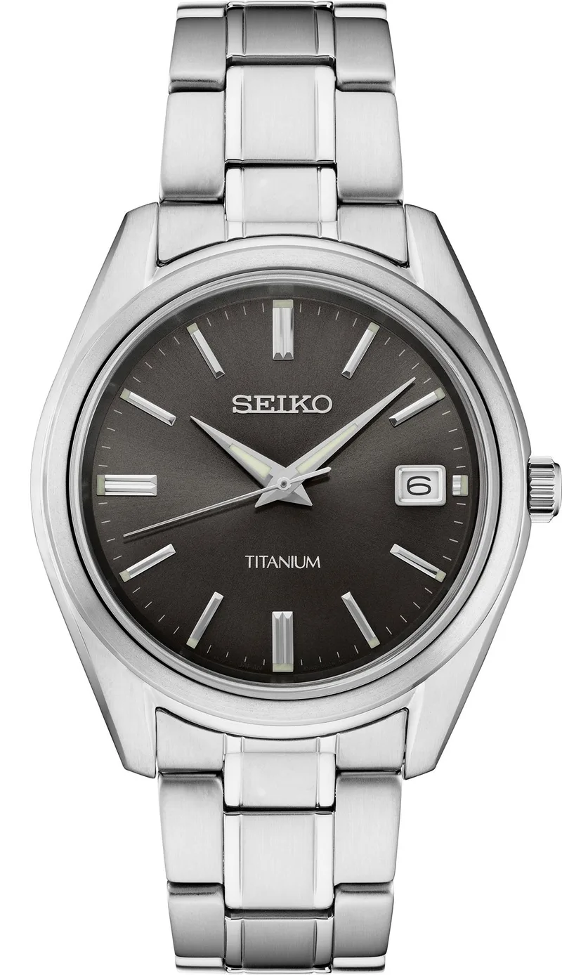 Seiko Watch Mens Essential Black Dial