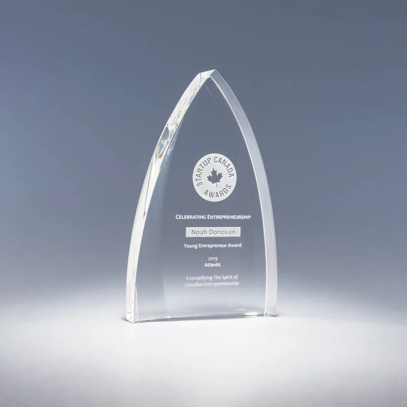 8" Foremost Crystal Award