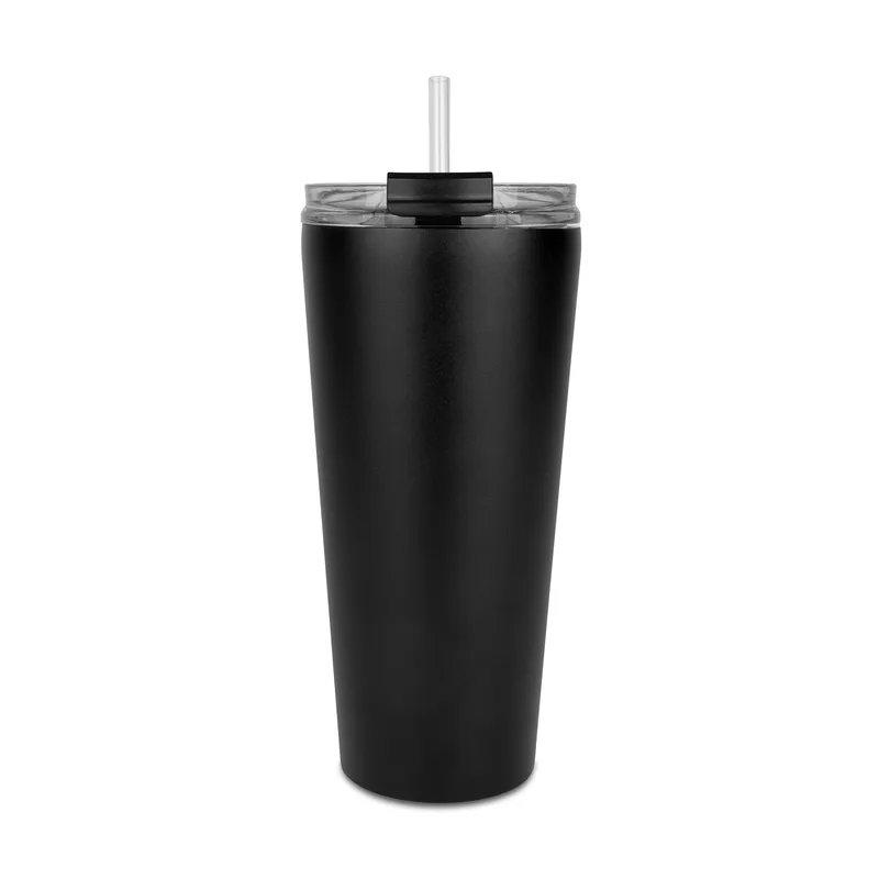 27 Oz. Trumbull Dual Wall No-Spill Vacuum Mug w/Straw view 2