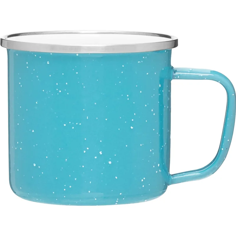 13 oz Whitney Enamel Camper Travel Mug Mug (Teal) view 2