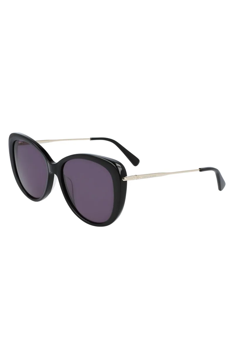 Longchamp Roseau Black Sunglasses