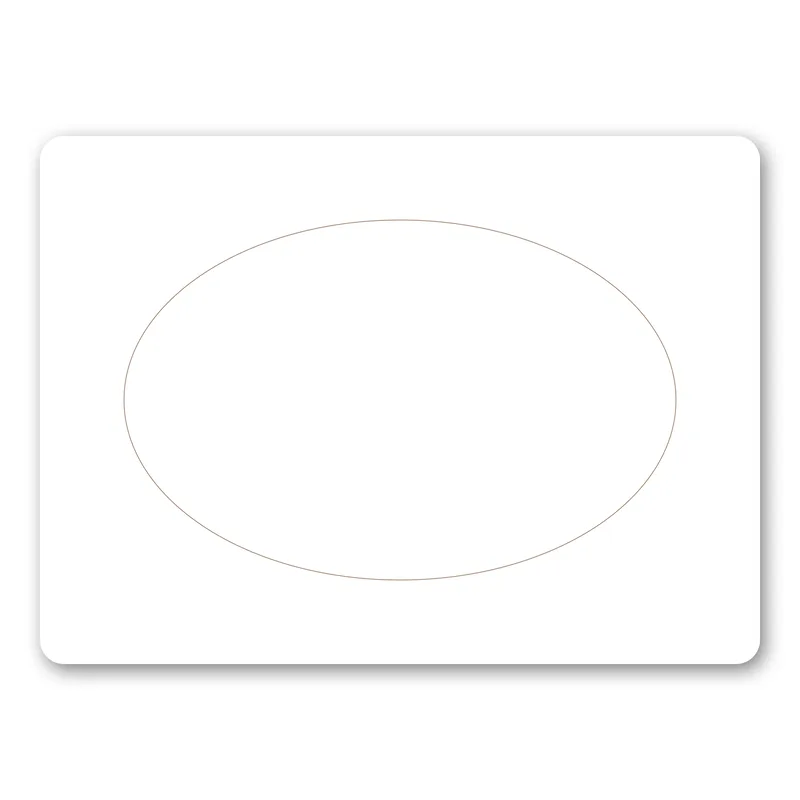 2-in-1 Oval Car Magnet w/Picture Frame view 2
