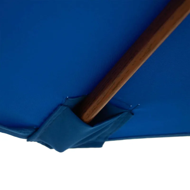 9' Wood Look Tilting Market Umbrella Kit (4 Imprints) view 5