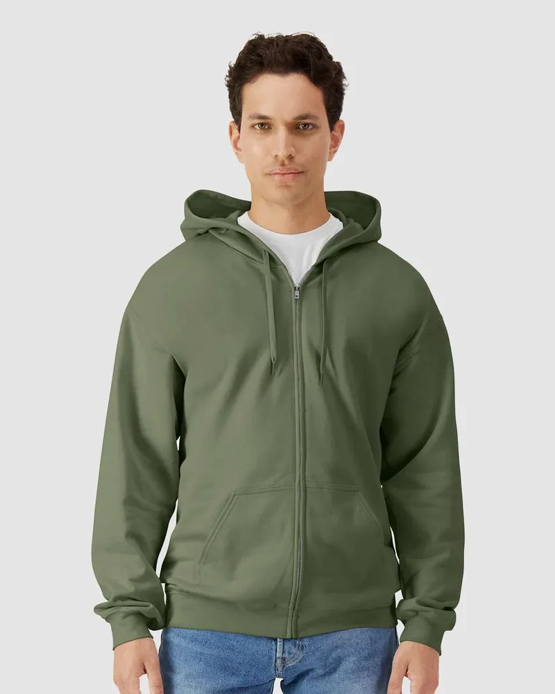 Gildan® Softstyle® Full-Zip Hooded Sweatshirt view 2