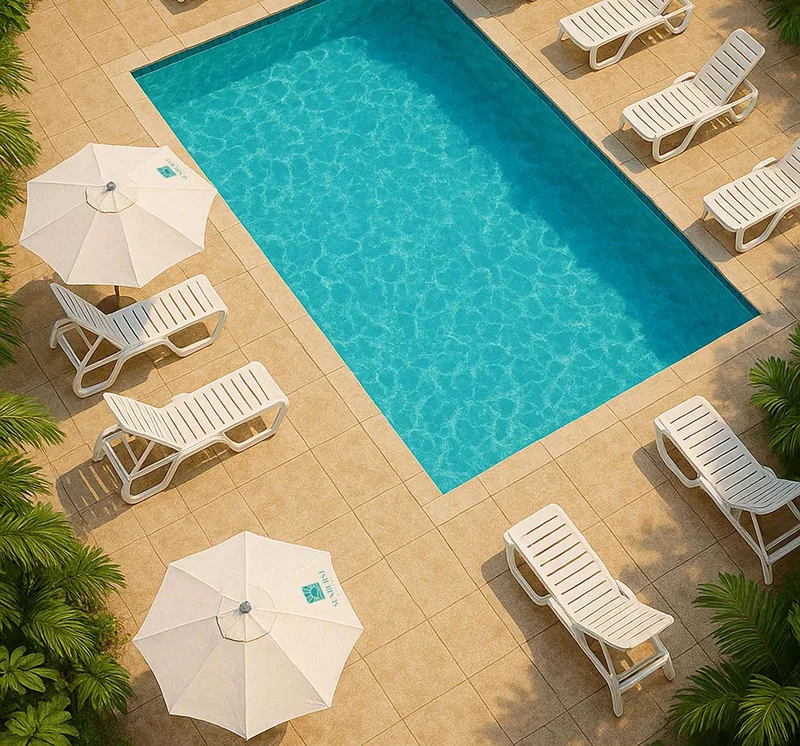9' Deluxe Market Umbrella Kit (1 Imprint) view 2