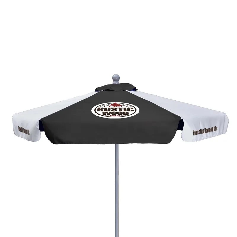 7' Deluxe Market Umbrella Kit With Valance (6 Imprints) view 4