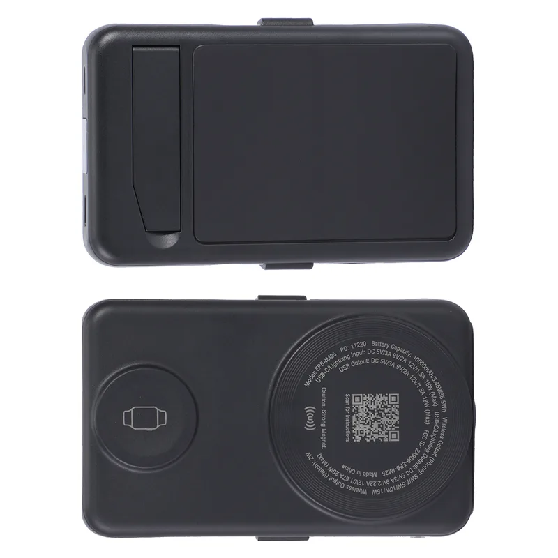 Imperial 10000mAh Light-Up Power Bank with Magnetic Wireless Charger, Watch view 2