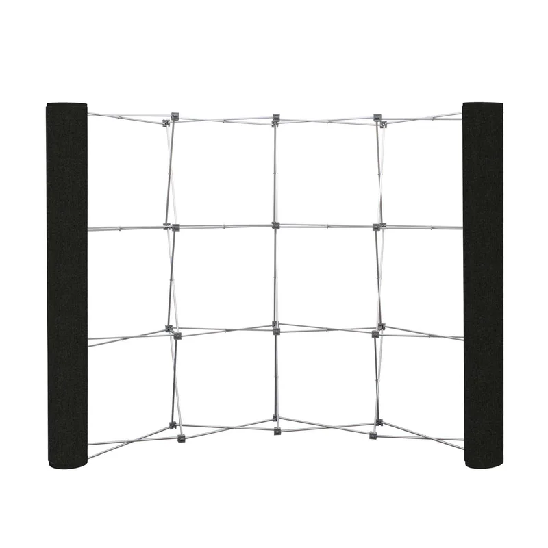 Curved Show 'N Rise Floor Display End Panel (Fabric) view 3
