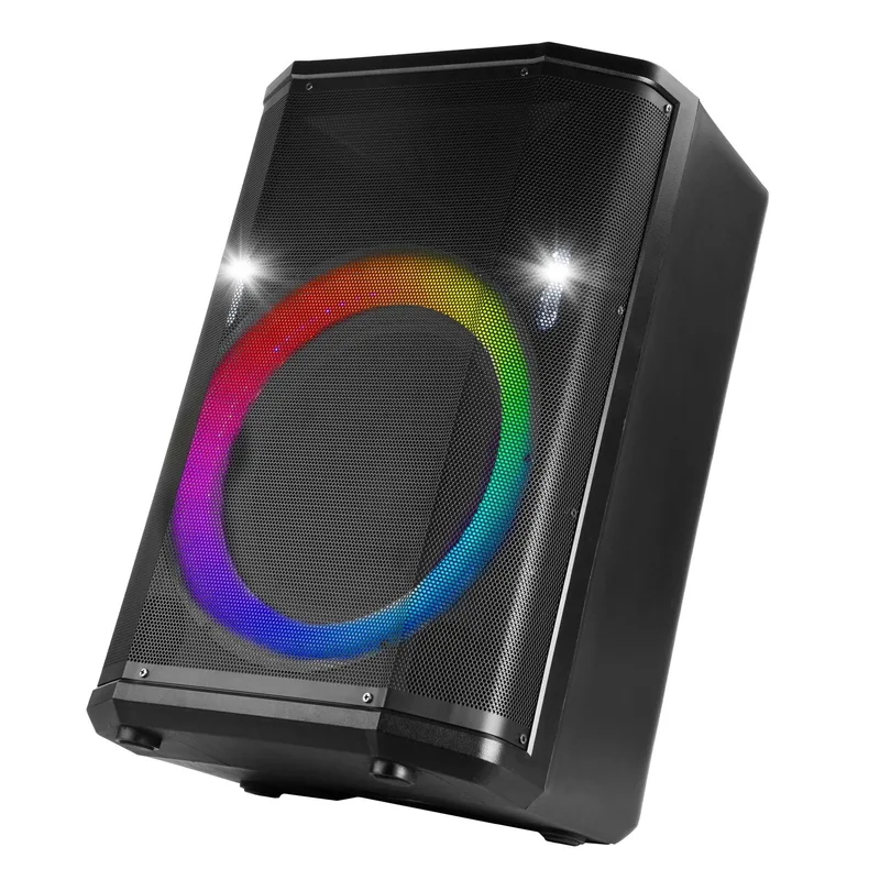 Supersonic Portable 12" Tiltable Tws Bluetooth Speaker W/ Led Lightshow