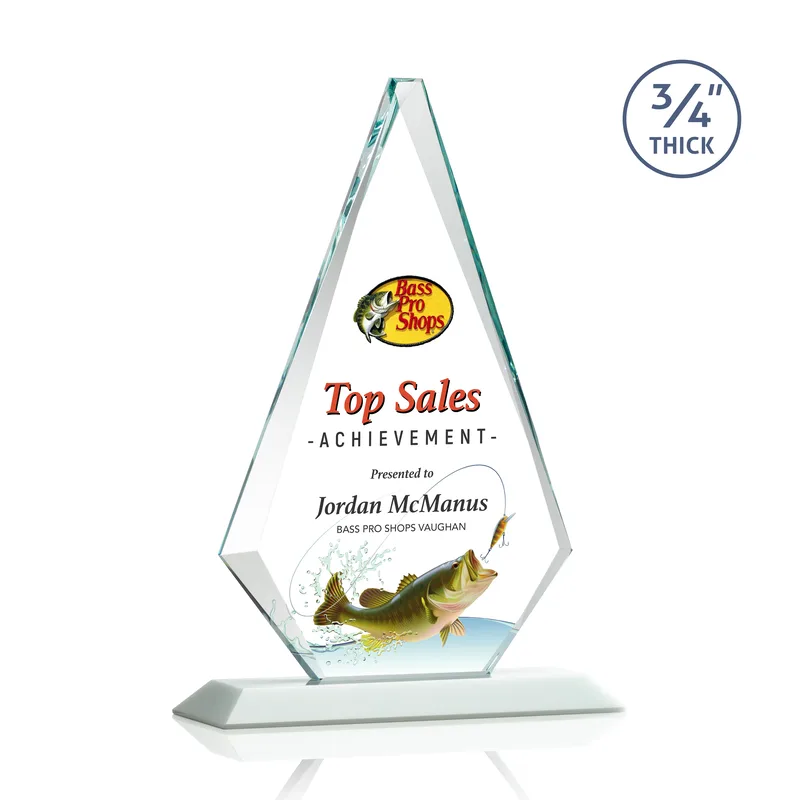 VividPrint™, Standard base, White, 9" x 13.25" x 3"