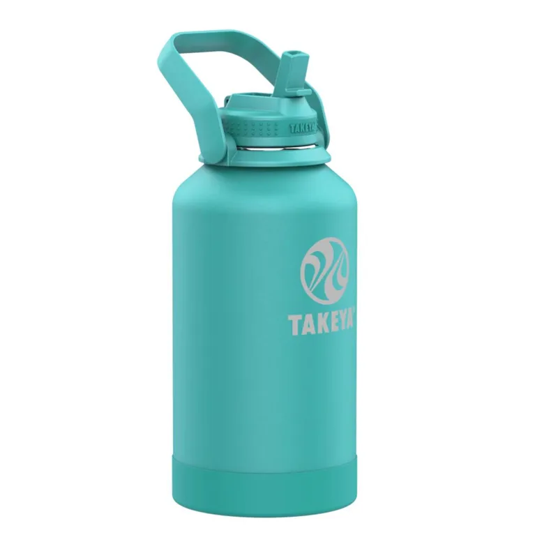 64 oz Takeya® Stainless Steel Insulated Pickle Ball Water Bottle w/ Straw Lid view 5