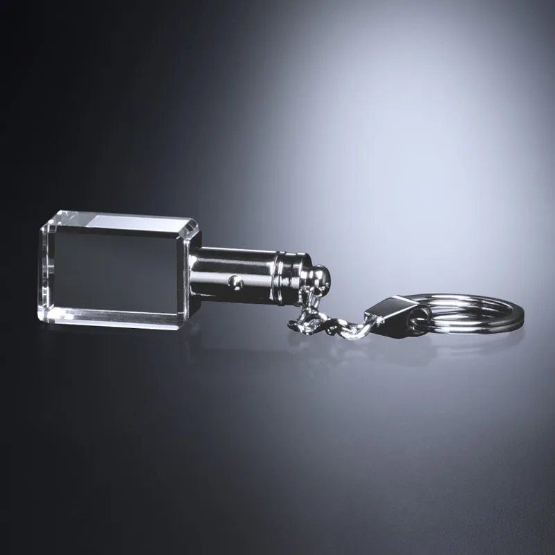 Rectangle Lighted Keychain view 2