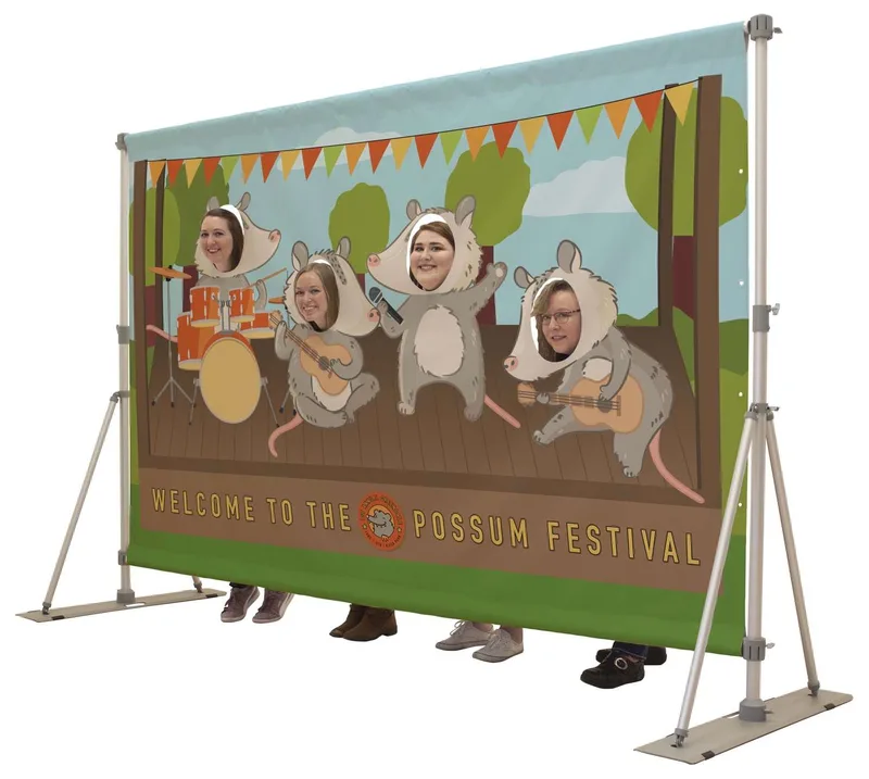 Headliner Quad Face Cutout Replacement Banner view 4