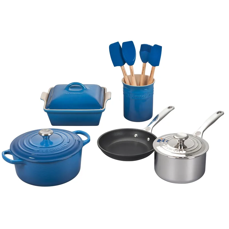 Le Creuset 12Pc Mixed Material Kitchen & Cookware Set Marseille
