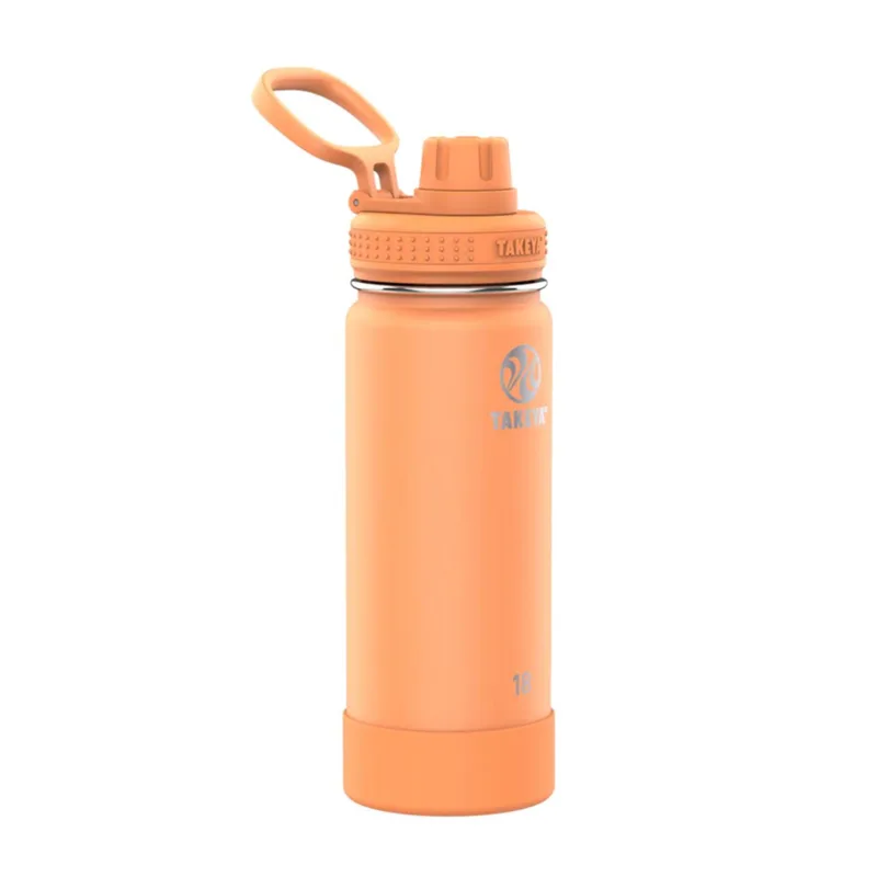 18 oz Takeya® Stainless Steel Insulated Active Water Bottle w/ Spout Lid view 4