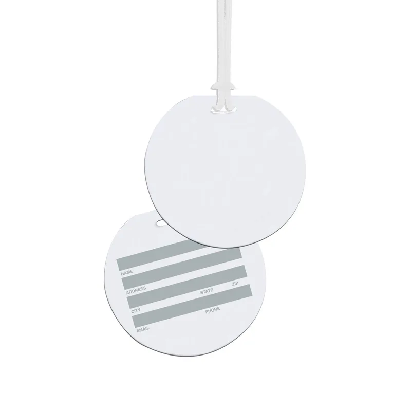 Round Celebrity Bag Tag view 3