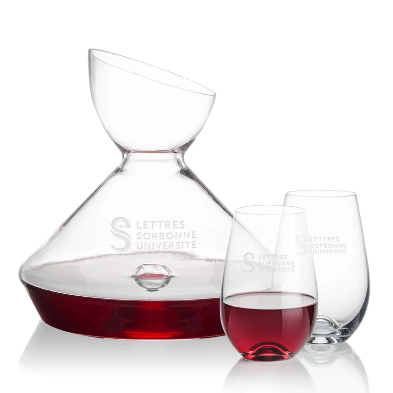 Carafe & 2 Stemless
