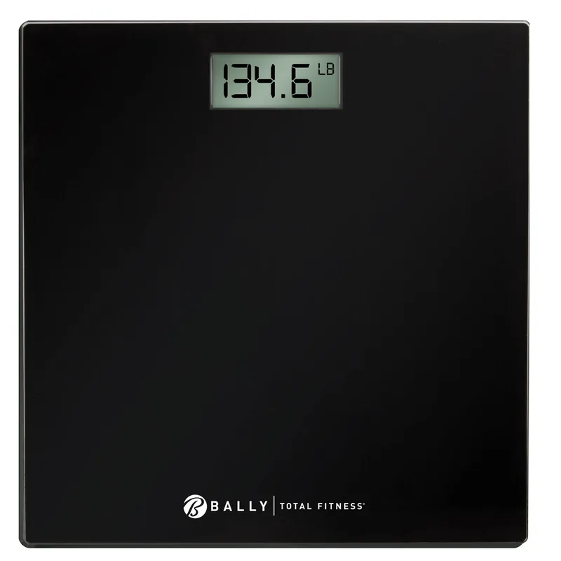 Health, Beauty & Fitness Bally's Digital Bathroom Scale w/3.1" Lcd - Black