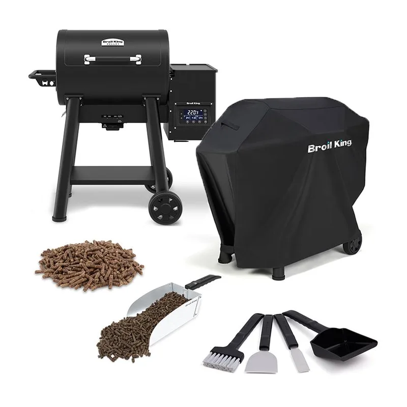 Broil King Crown™ Pellet 400, Pellets, Scoop, Brush/Scraper, Cover