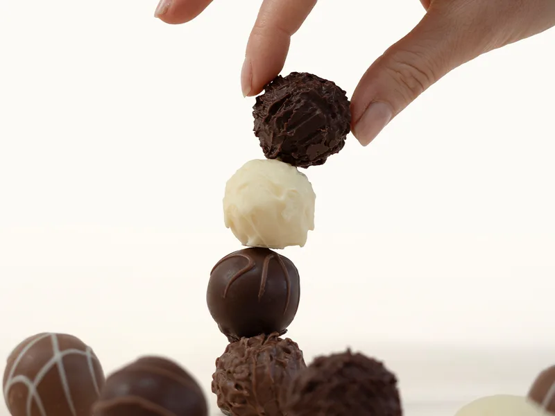Deluxe Truffle Gift Box with Gourmet Lindt Truffles and Luxury Custom Packaging view 4