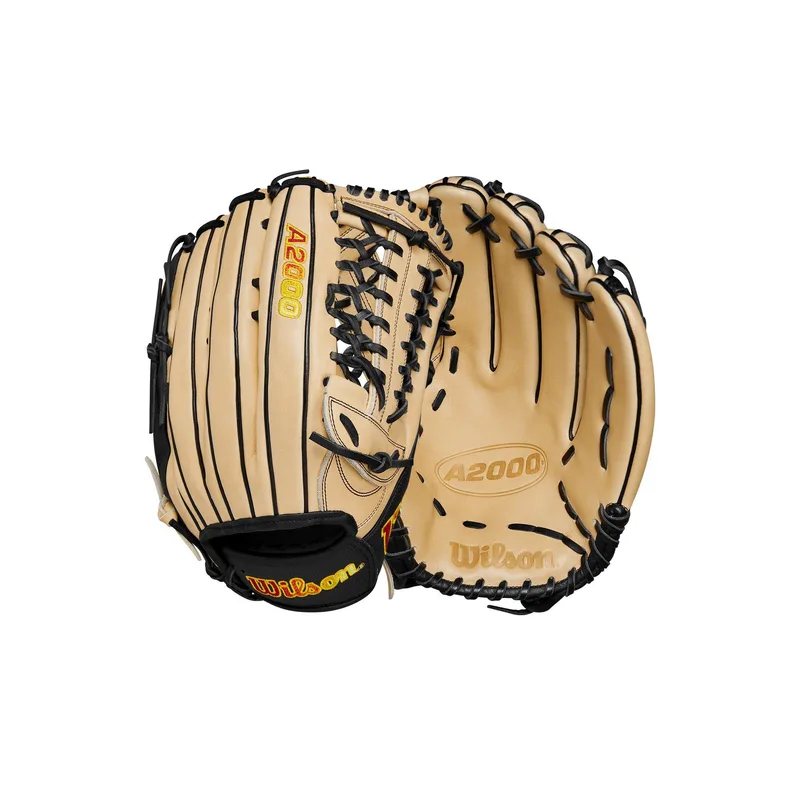 Wilson A2000 135 13.5" Slowpitch Softball Glove - Left Handed Thrower Blonde/Black