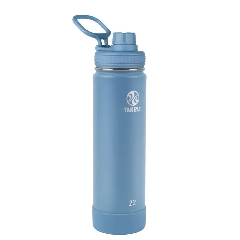 22 oz Takeya® Stainless Steel Insulated Active Water Bottle w/ Spout Lid view 5