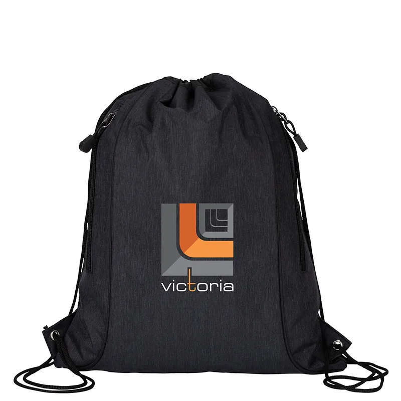 Seville Drawstring Bag w/ Color Accents view 2