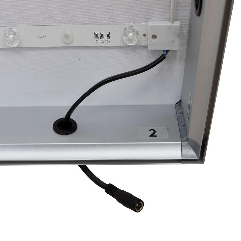 11" x 17" Standard SEG Glo Wall Mount Hardware view 6
