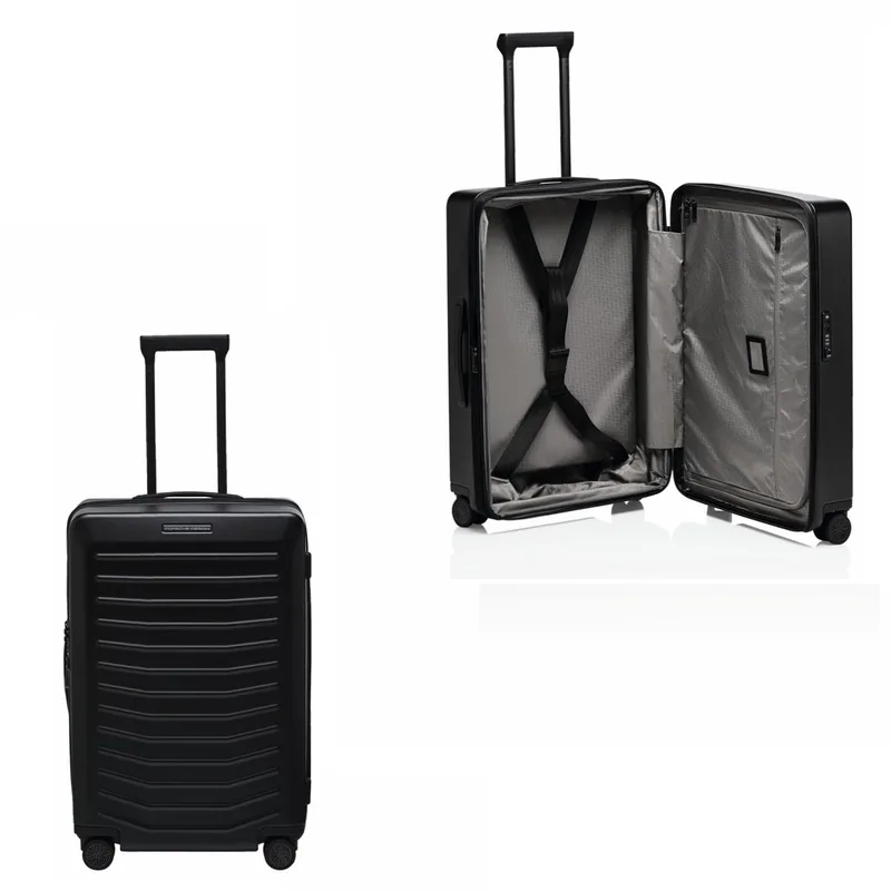 Bric's Porsche Roadster By Bric's 27" Expandable Spinner Luggage - Black Matte
