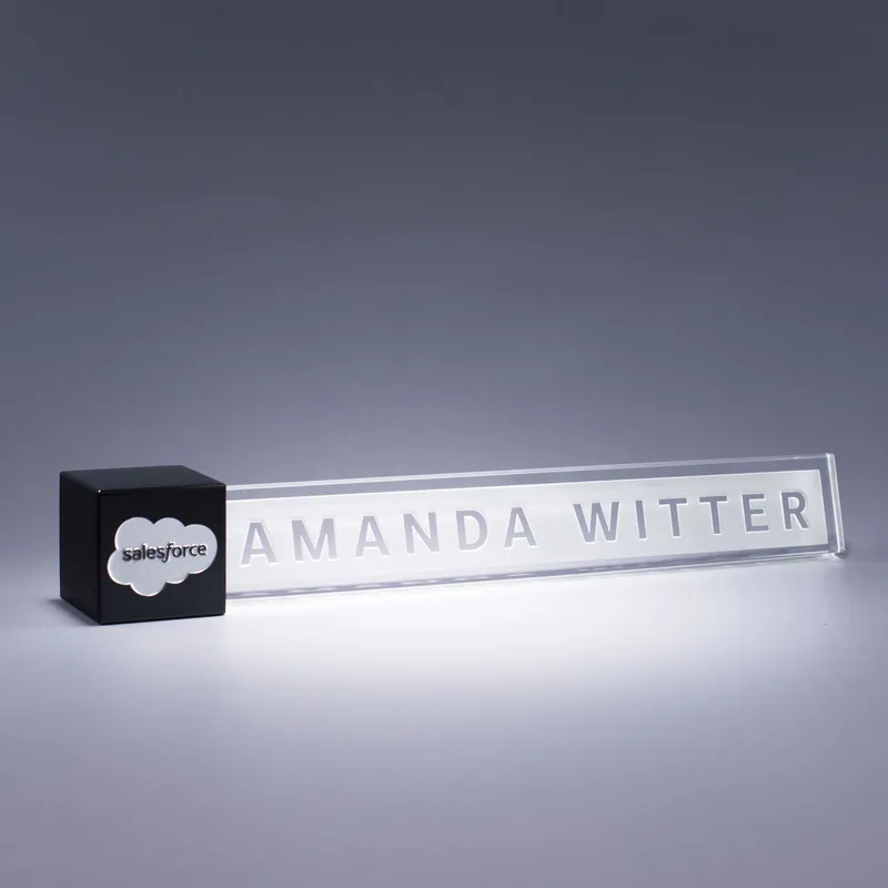 216K Accent Nameplate Black