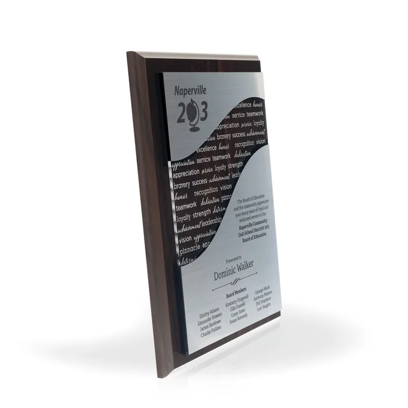 Crestwood Wood & Acrylic Plaque, 9" x 12" view 4