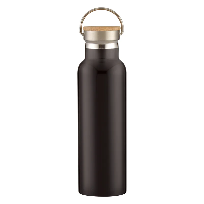 21 Oz. Full Laser Tipton Stainless Steel Bottle With Bamboo Lid view 2