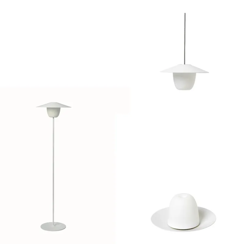 Blomus Ani Mobile 3" 1 Rechargeable Led Floor Lamp - White