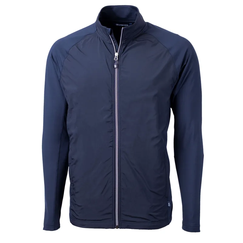 Cutter & Buck Adapt Eco Knit Hybrid Recycled Mens Big & Tall Full Zip Jacket view 2