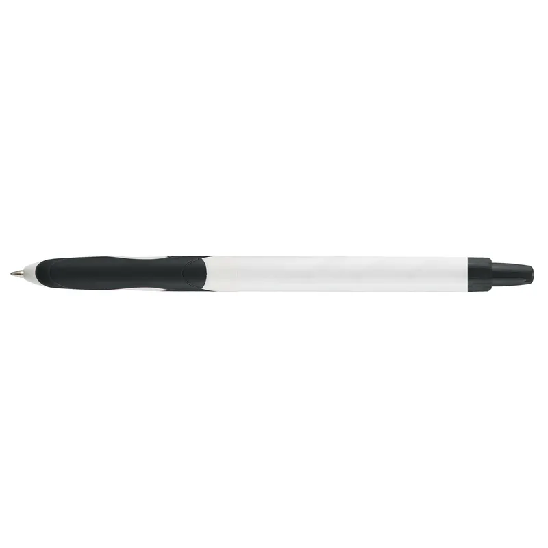 White/Black Blank Back View