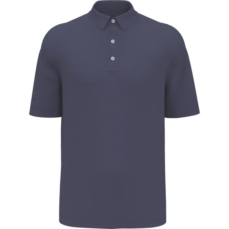 Callaway® Birdseye UPF 50+ Men's Cooling Polo Shirt with Custom Logo view 2