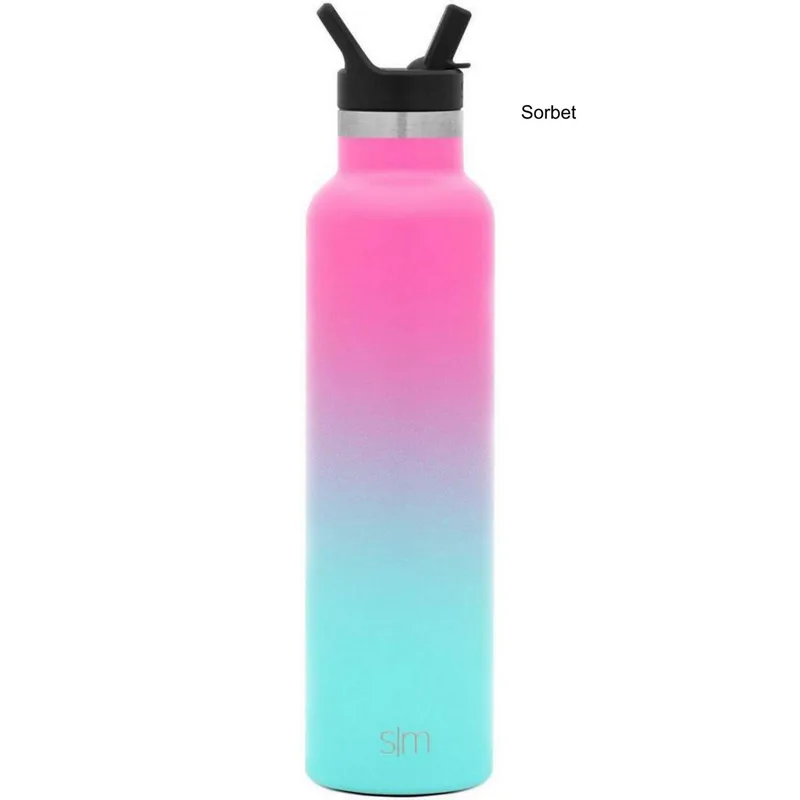 24 oz Simple Modern® Stainless Steel Insulated Ascent Water Bottle w/ Straw Lid view 7
