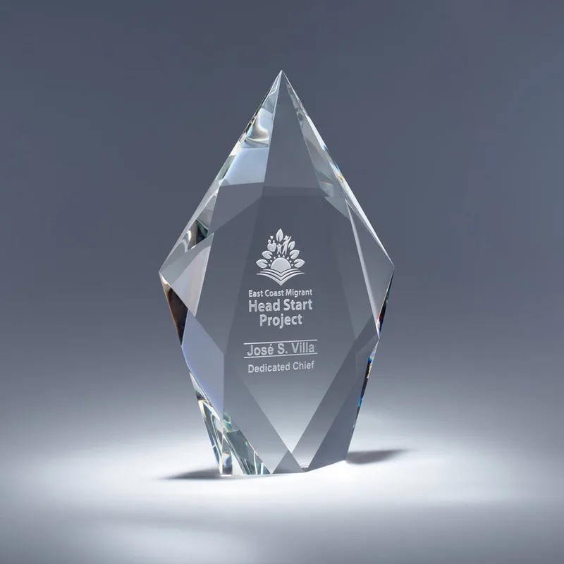 8" Sculpta Crystal Award view 2