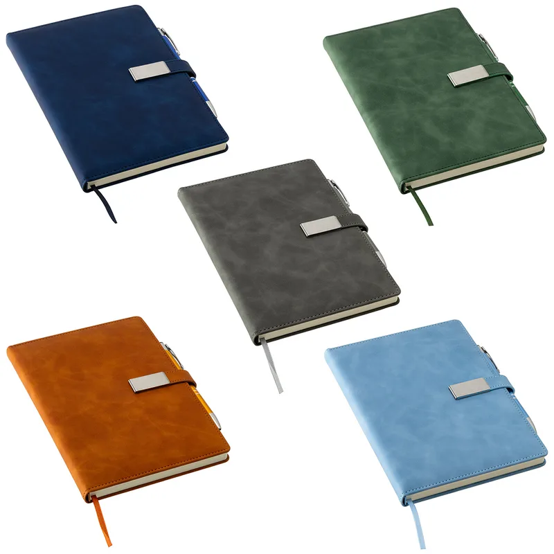 Thesis Hardcover Journal with Magnetic Closure & Pen view 2