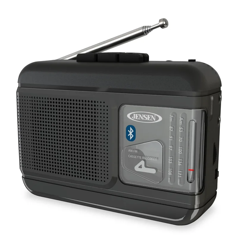 Jensen Audio Am/Fm Radio Cassette Player/Recorder w/Bluetooth