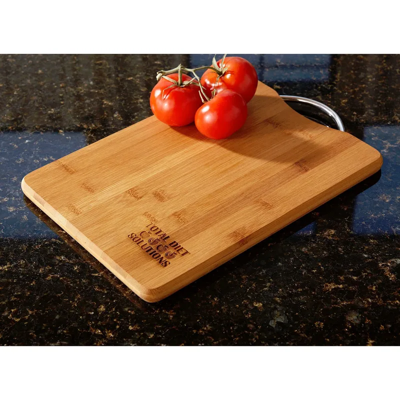 Bamboo Cutting Board with Handle view 2