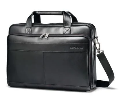 Samsonite® Leather Business Slim Briefcase